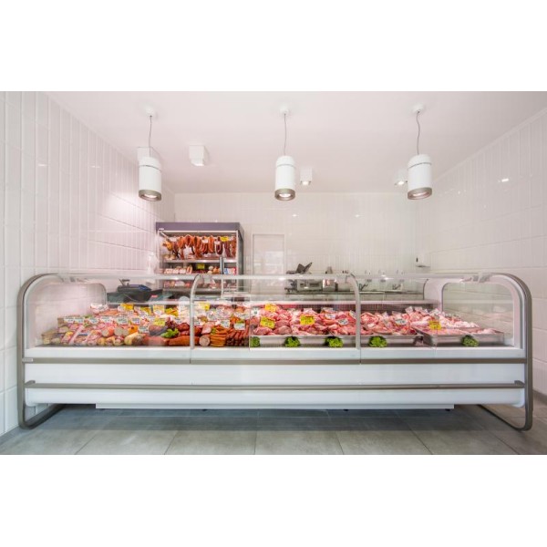 Vitrină frigorifică orizontală cu geam telescopic  LCCT Catania REM 1,25