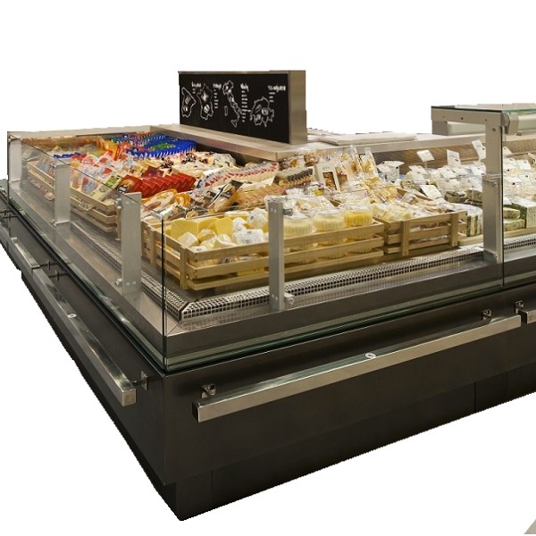 Vitrină frigorifică de colț exterior 90° cu autoservire  LCK Kolumba EXT 90 SELF REM