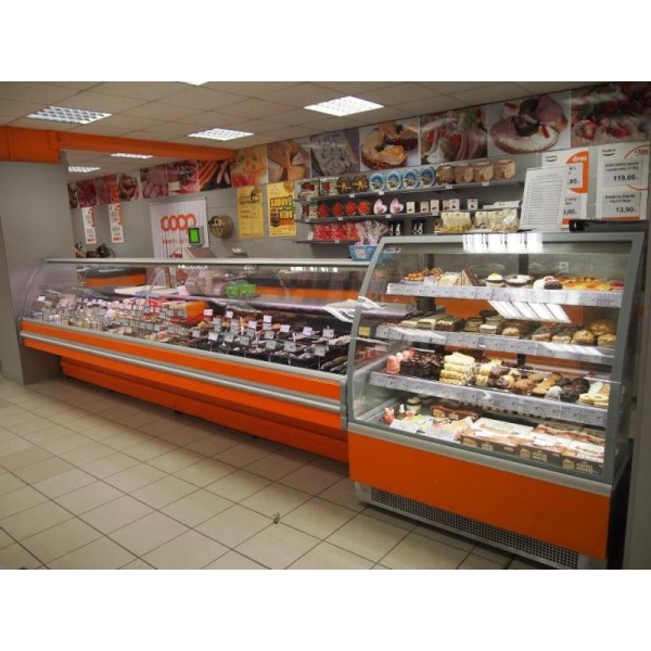 Vitrină frigorifică orizontală  L-1 MD/W 100/110 Modena