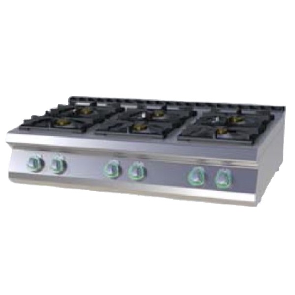 Mașină de gătit pe gaz cu 6 arzătoare  SPS 7012B G