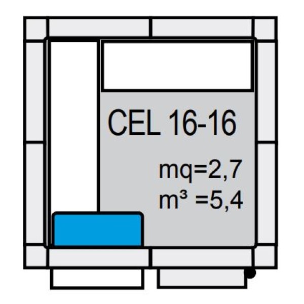 Cameră refrigerare (produs resigilat)  CEL10-16-16