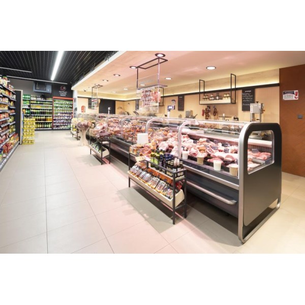 Vitrină frigorifică orizontală cu geam telescopic  LCCT Catania REM 1,875