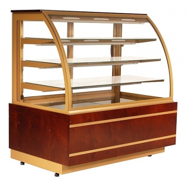 Vitrină de cofetărie neutră  C-1 CL 130/NE CARMELLA