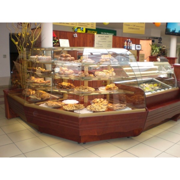 Vitrină neutră de prezentare  C-1 BL 90/NE BELLISSIMA